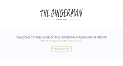 Desktop Screenshot of gingermanrestaurants.com