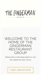 Mobile Screenshot of gingermanrestaurants.com